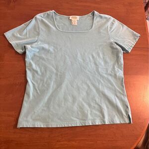 Talbots blue shirt size large
